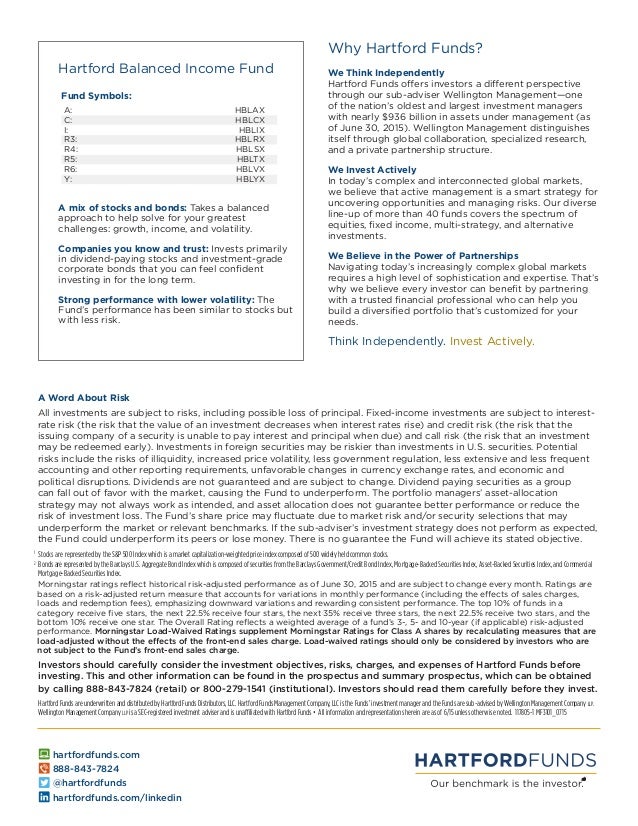 14 hartford funds hartford balanced fund