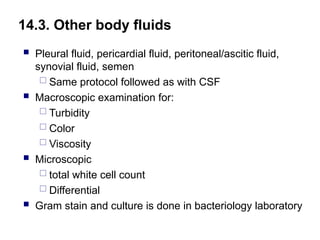 14_Hema_I_Chapter_14_CSF-1.ppt hematology | PPT