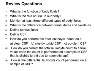 14_Hema_I_Chapter_14_CSF-1.ppt hematology | PPT
