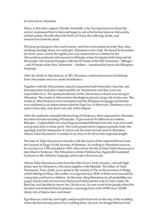 Heretic Christianity in Abyssinia (Fake Ethiopia): Russian Errors ...