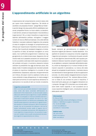 Macchine intelligenti che imparano da sole