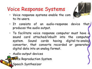Input Output devices | PPT