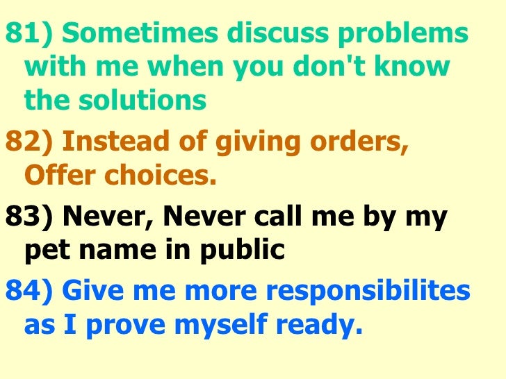 Example of parents' expectations picture