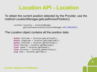 Android App Development - 14 location, media and notifications