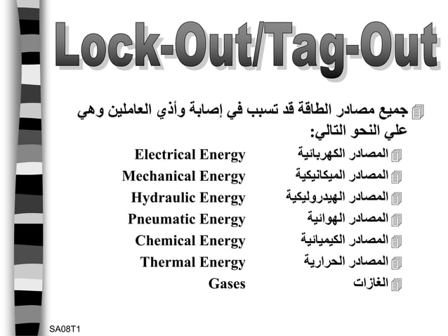 14_Lockout Tagout safety precaution in engineering | PPT