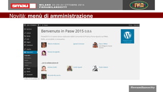 Novità: menù di amministrazione
 