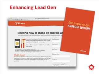 Enhancing Lead Gen
 
