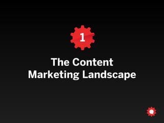 1
The Content  
Marketing Landscape
 