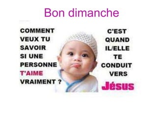 Bon dimanche
 