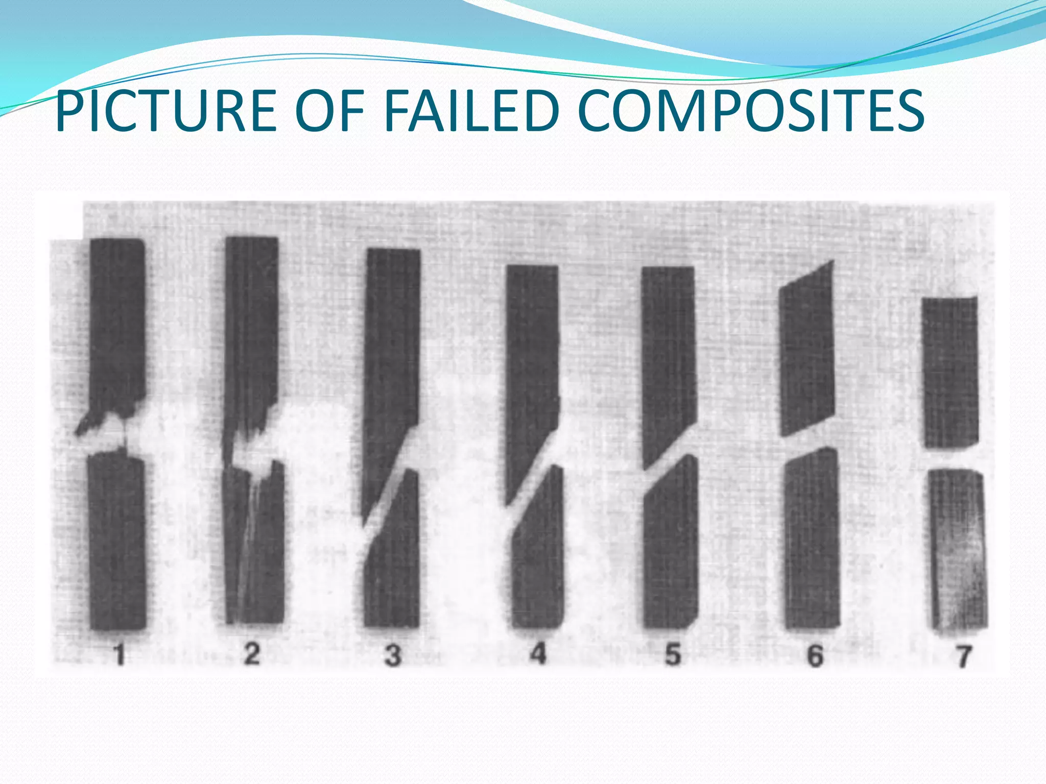 PICTURE OF FAILED COMPOSITES
 