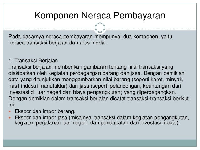 Neraca Pembayaran