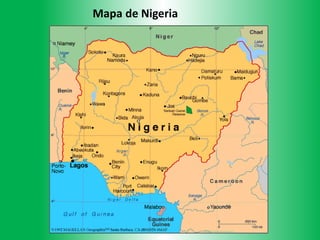 Mapa de Nigeria
 
