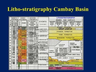 Litho-stratigraphy Cambay Basin
 