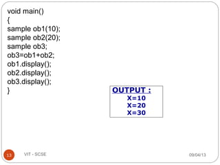 14 operator overloading | PPT | Free Download