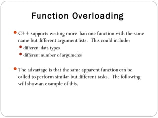 14 operator overloading | PPT image.
