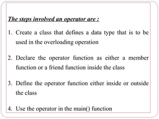 14 operator overloading | PPT