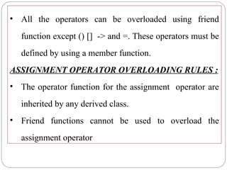 14 operator overloading | PPT