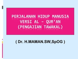 ( Dr. H.MAMAN.SW,SpOG )
 