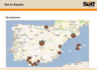 Sixt en España
 28 estaciones
 
