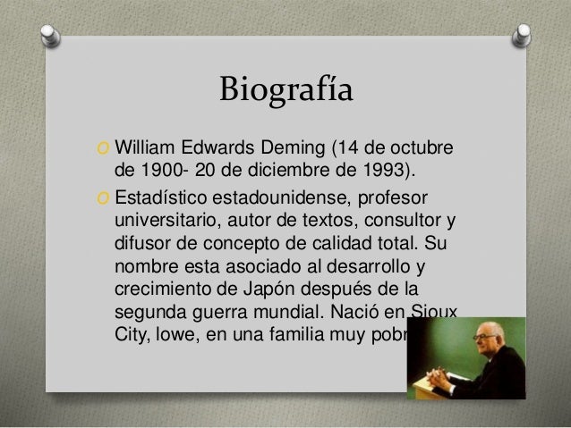 14 principios de deming