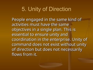Follow The Unity Principles 14 principles.ppt in principles of managemenet | PPT