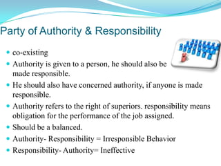 Party of Authority & Responsibility