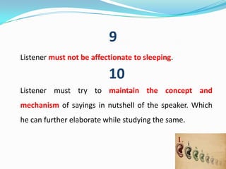 14 principles of speaker and listener | PPSX