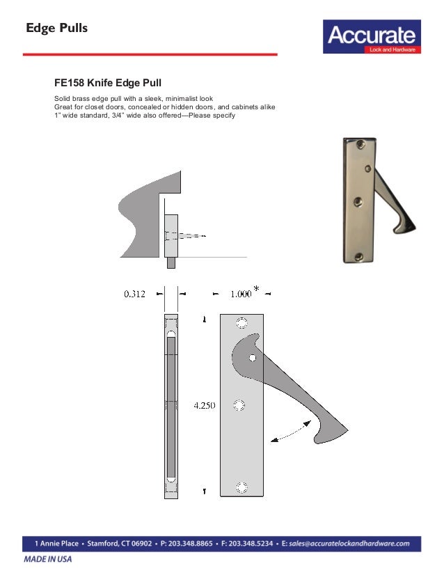 Accurate Lock Pulls and Other Architectural Hardware