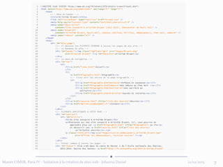 12/02/2015Master CIMER, Paris IV - Initiation à la création de sites web - Johanna Daniel 7
 