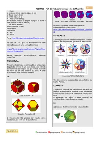 Exploding Vertices 14 qa introducao aos poliedros - aula 1 | PDF