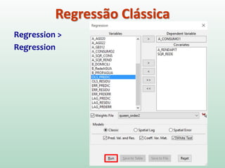 Regression >
Regression
Regressão Clássica
 