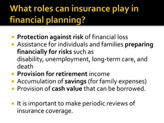14 role of insurance