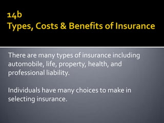 14 role of insurance