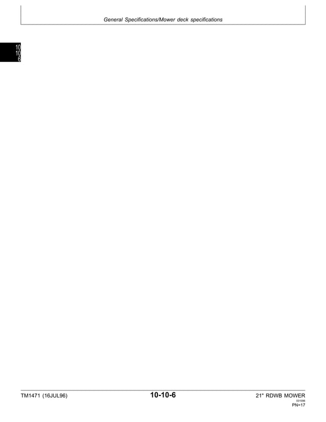 John Deere 14SB Walk Behind Mower Service Manual | PDF | Off-Road ...