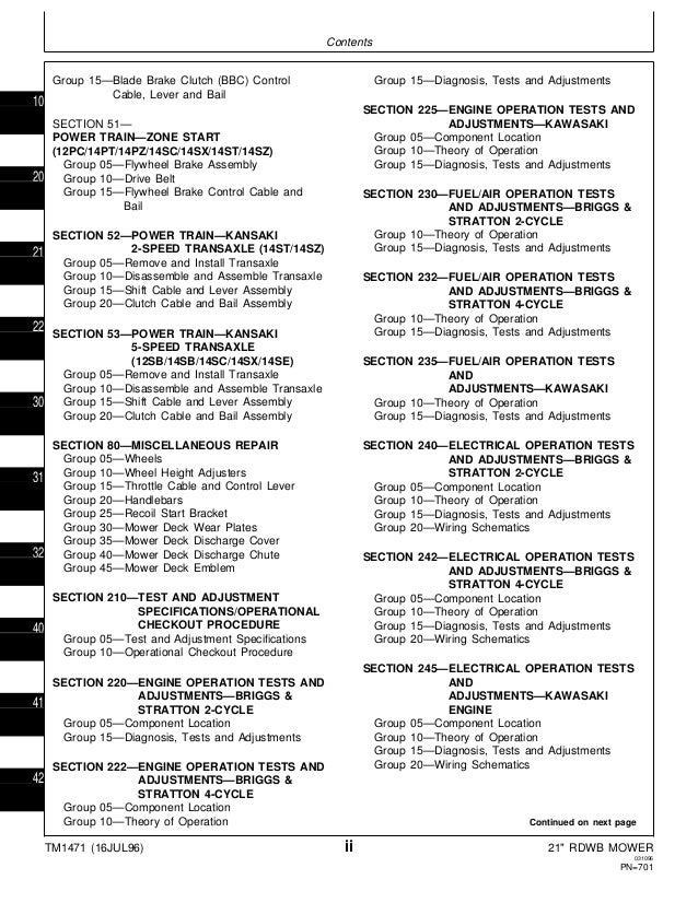 John Deere 14sb Walk Behind Mower Service Manual John Deere 14sb Walk Behind Mower Service Manual