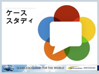 Copyright © NTT Communications Corporation. All rights reserved. 33
ケース
スタディ
 