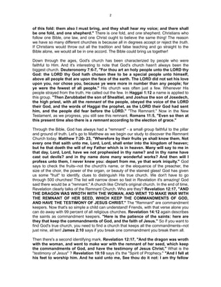 14 - The Remnant of God