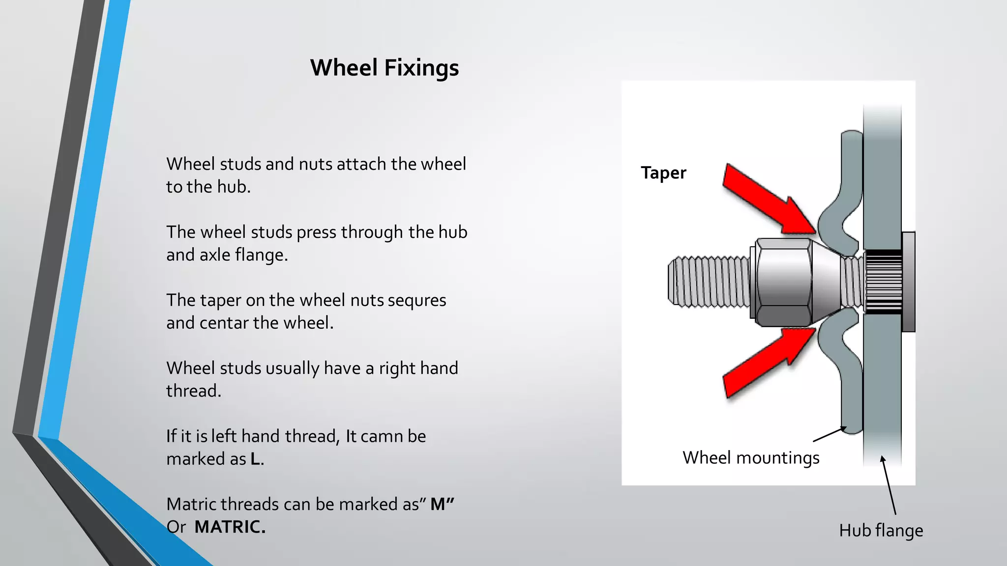 Presentation: Wheels tyres and bearings | PDF