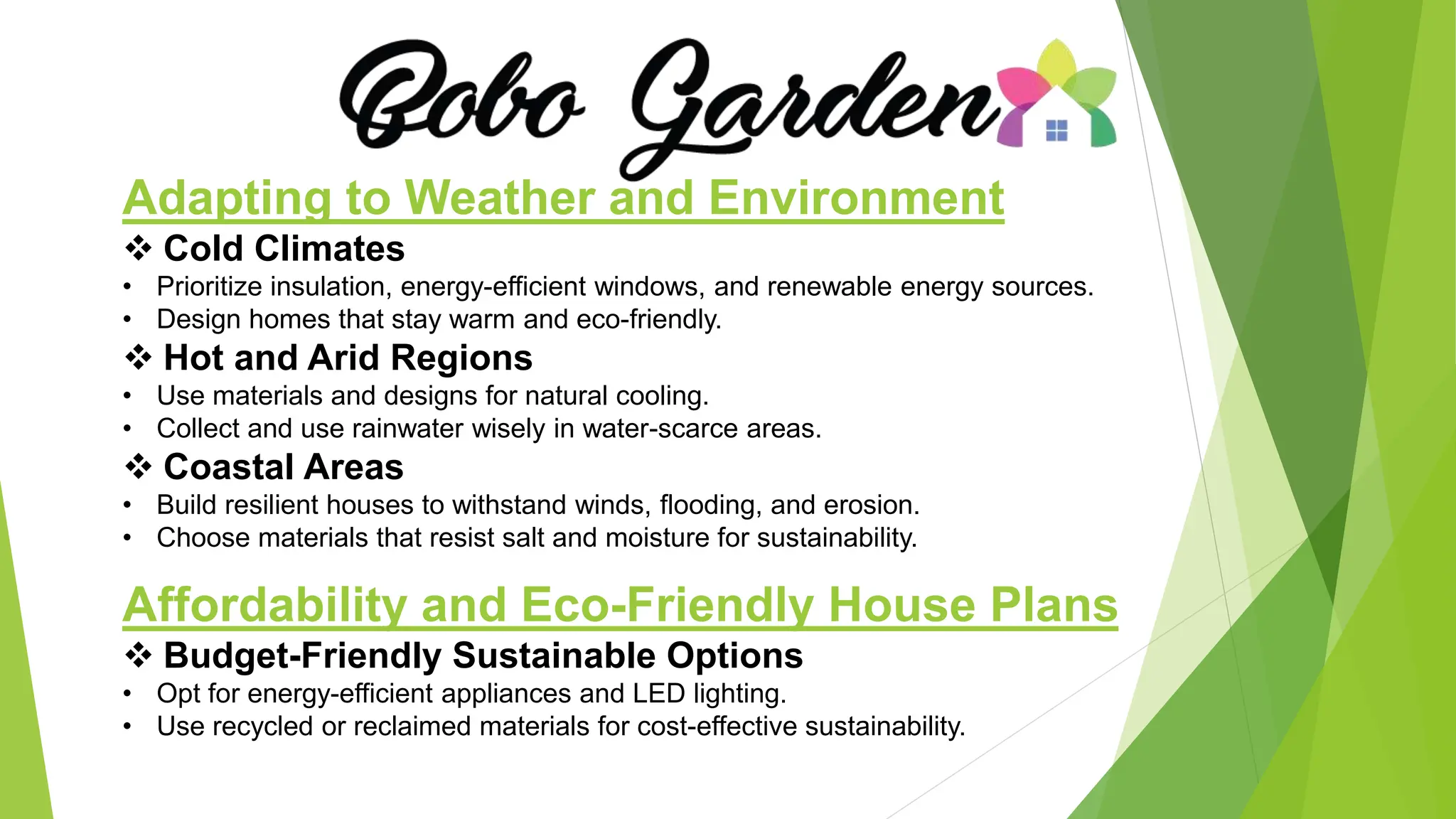 Gallery Detail: 14 Ways Of Eco Friendly House Plans Sustainable Living Pptx
