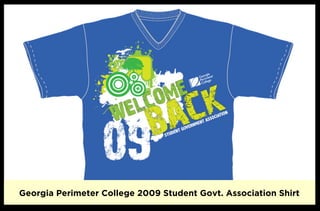 Georgia Perimeter College 2009 Student Govt. Association Shirt
 