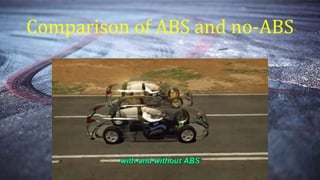 Comparison of ABS and no-ABS
 