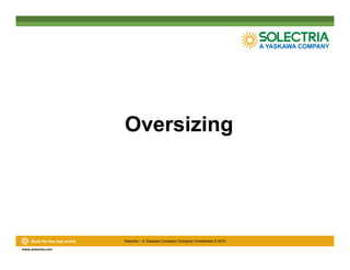 Solectria - Array Oversizing