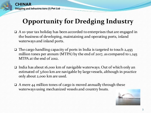 joint venture proposal for dredging works in india dredging works
