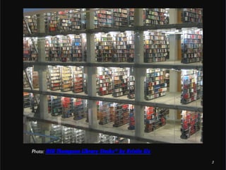 Photo: OSU Thompson Library Stacks” by Kristin Six
3
 