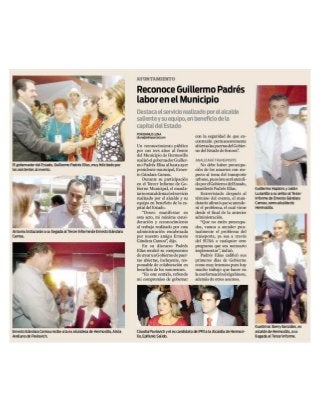 15-09-2009  Reconoce Guillermo Padrés labor en Hermosillo.