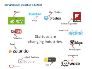 Disruption will impact all industries
 