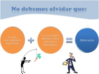 No debemos olvidar que: