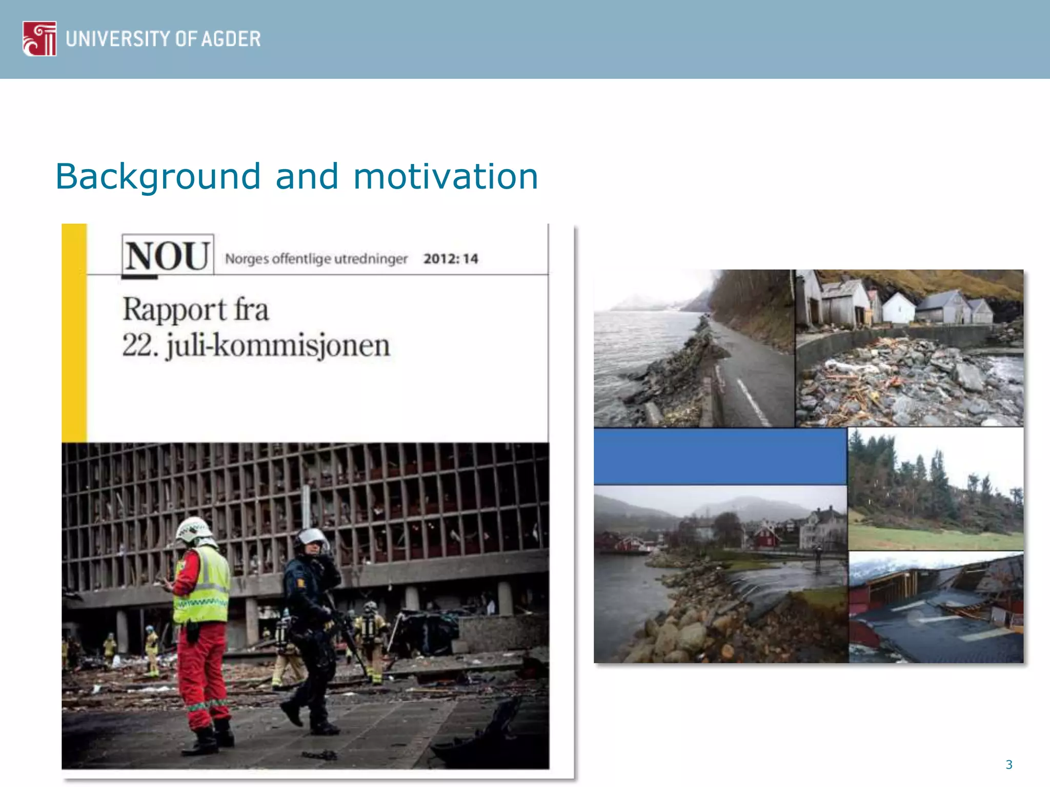 Background and motivation
3
 