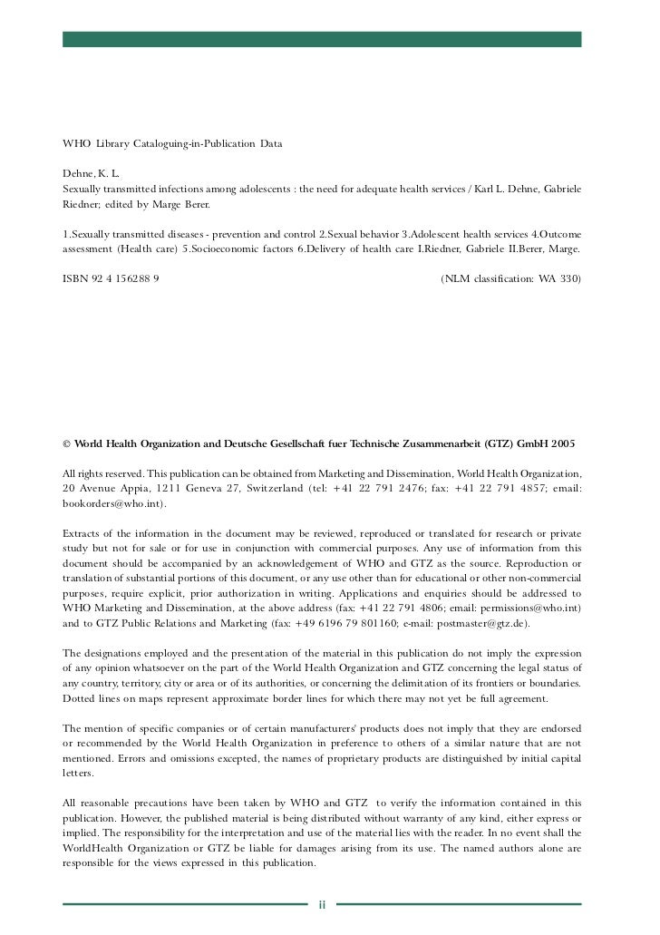 what are sexually transmitted infections pdf
