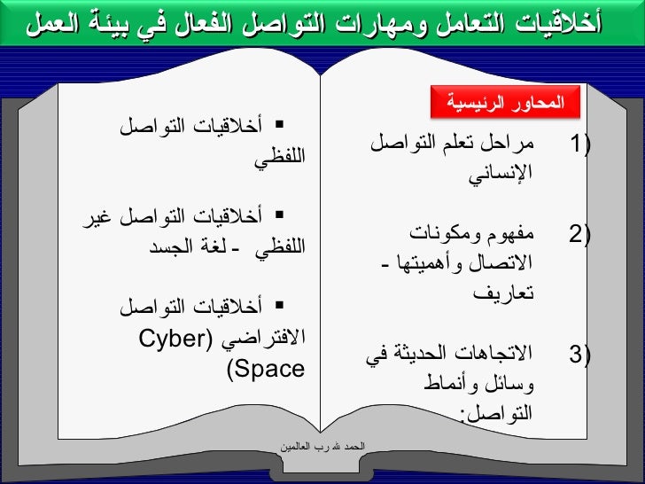 ما هو مفهوم التواصل و التعارف